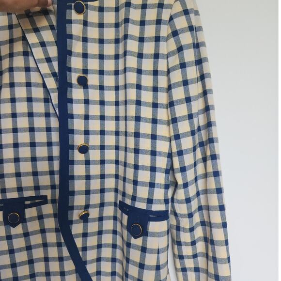 Vintage Executive Collection Plaid Blazer - Picture 5 of 9